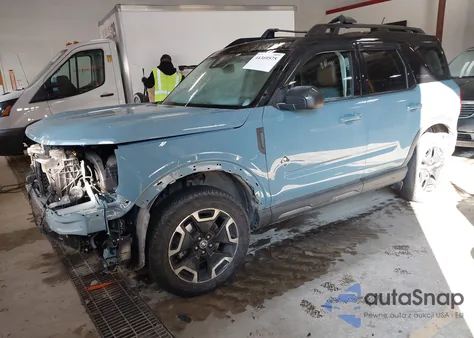 2022 Ford Bronco Sport Outer Banks z USA, uszkodzony, nr VIN 3FMCR9C65NRE30004